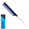 Dateline Professional Blue Celcon 510 Metal Tail Comb - 20cm - WAHairSuppliers