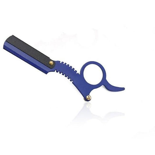 Barber Cut Throat Razor (BLUE) - WAHairSuppliers