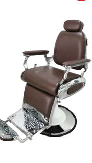 Barber Chair Model: B-9255R (Brown) - WAHairSuppliers