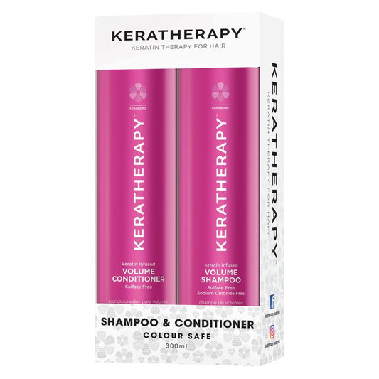 Keratherapy Keratin Infused Volume Shampoo & Conditioner Duo 300ml