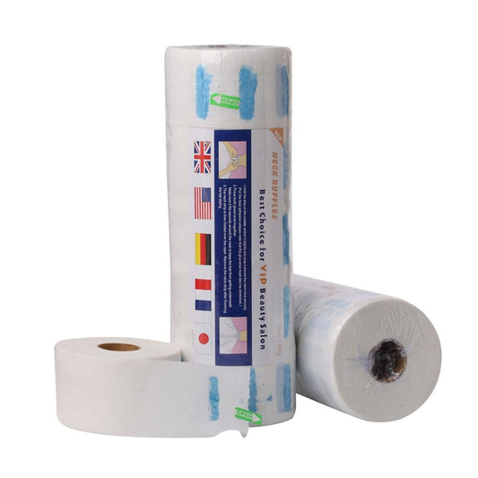 Neck Ruffles/Neck Rolls/Paper Collar-1 box (100 rolls) - WAHairSuppliers