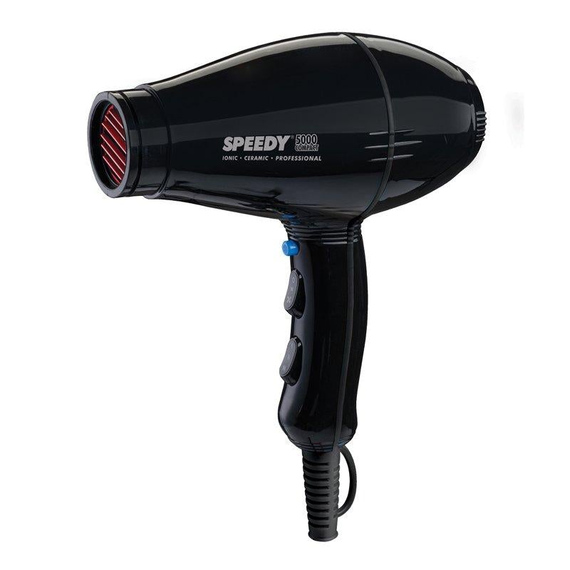 Speedy 5000 Compact Lightweight Professional Hairdryer - Black - WAHairSuppliers