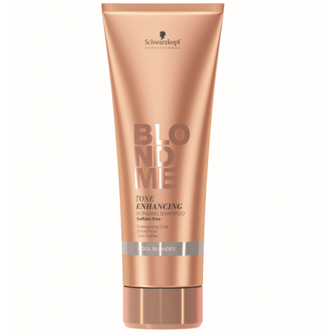 BlondMe Tone Enhancing Bonding Shampoo Cool Blondes 250ml - WAHairSuppliers