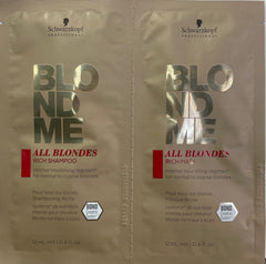 Schwarzkopf Testers Blond Me All Blondes Rich Shampoo + Mask 12ml