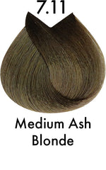 Color US Permanent Hair Colour 7.11 Medium Ash Blonde