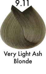 Color US Permanent Hair Colour 9.11 Very Light Ash Blonde