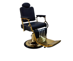 Barber Chair Model: B-9228 (Black & Gold)