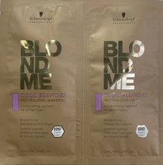 Schwarzkopf Testers Blond Me Cool Blondes Neutralizing Shampoo + Mask 12ml