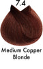 Color US Permanent Hair Colour 7.4 Medium Copper Blonde 120ml - WAHairSuppliers