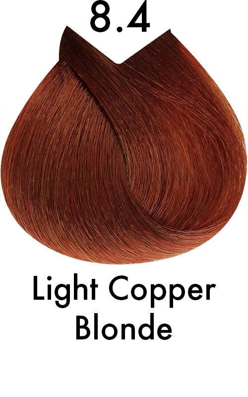 Color US Permanent Hair Colour 8.4 Light Copper Blonde 120ml - WAHairSuppliers