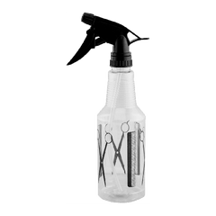 WAHS Spray Bottle with Scissor Design Clear