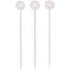 Glammar Plastic Setting Pins White 50pk - WAHairSuppliers