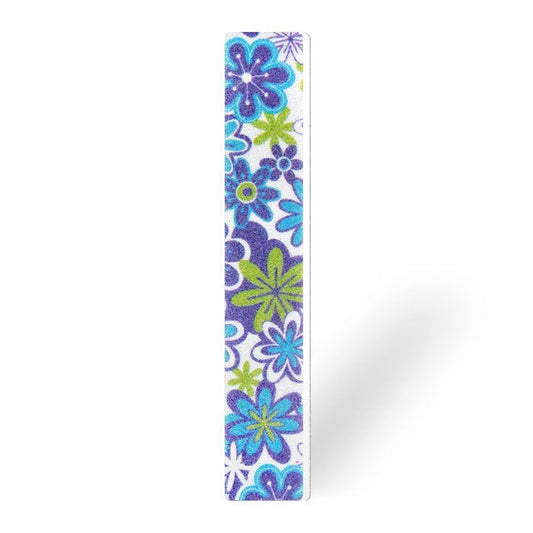 Glammar Nail File Bar Grey/ Floral
