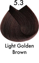 Color US Permanent Hair Colour 5.3 Light Golden Brown 120ml