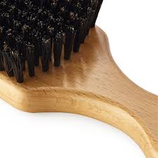 African Boar Bristle Wooden Smoothing Brush - Wood