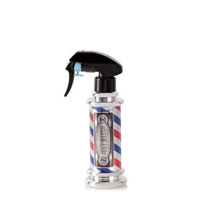 Just Water Barber Pole 200ml Spray Bottle - Silver