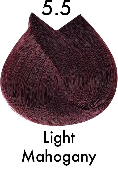 Color US Permanent Hair Colour 5.5 Light Mahogany 120ml - WAHairSuppliers