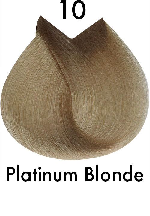 Color US Permanent Hair Colour 10 Platinum Blonde 120ml - WAHairSuppliers
