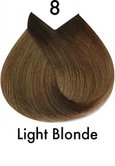 Color US Permanent Hair Colour 8 Light  Blonde 120ml