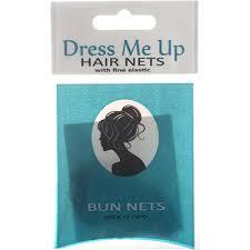 Dress Me Up Hair Nets/ Bun Nets Black 2 pack