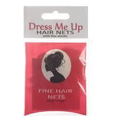 Dress Me Up Hair Nets/ Fine Hair Net Light Brown