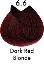 Color US Permanent Hair Colour 6.6 Dark Red Blonde 120ml