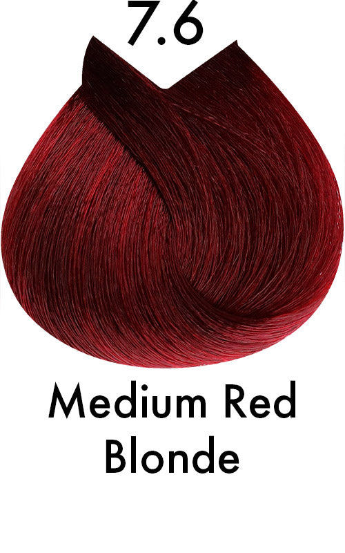 Color US Permanent Hair Colour 7.6 Medium Red Blonde 120ml - WAHairSuppliers