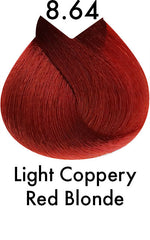 Color US Permanent Hair Colour 8.64 Light Red Coppery Blonde 120ml