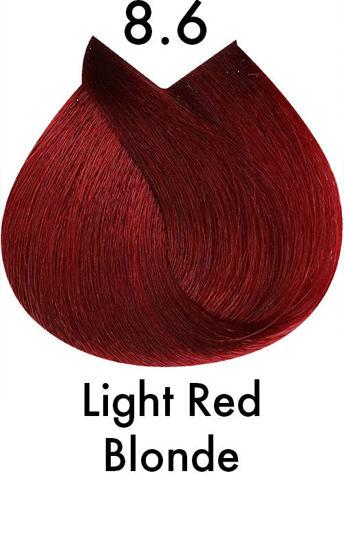 Color US Permanent Hair Colour 8.6 Light Red Blonde 120ml - WAHairSuppliers