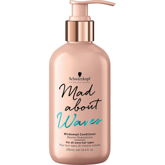 Schwarzkopf Mad About Waves Windswept Conditioner 250mL - WAHairSuppliers